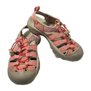 KEEN Outdoor Women's Newport Waterproof Hiking Sandals Size 7.5 Coral Blue